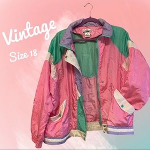 💕Vintage Windbreaker size 18💕